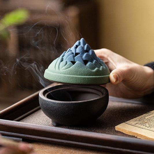綠山陶瓷盤香爐