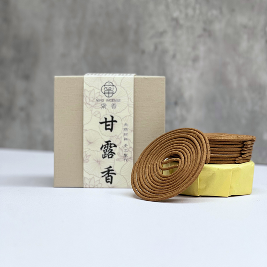 傳統手工檀香盤香型 甘露香 40單片/盒